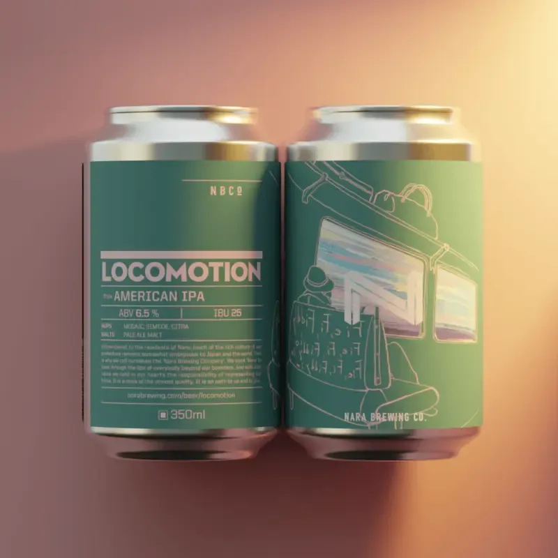 Nara Brewing Announces First Retailers for American IPA "LOCOMOTION"