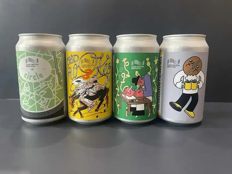 Triangle in Minatogawa, Kobe Introduces Four Labels from NAMI NO OTO BREWING