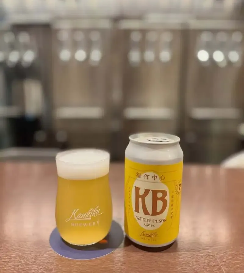 TAP ROOM 99でKANKIKUBREWERY「稲作中心♯4」が開栓