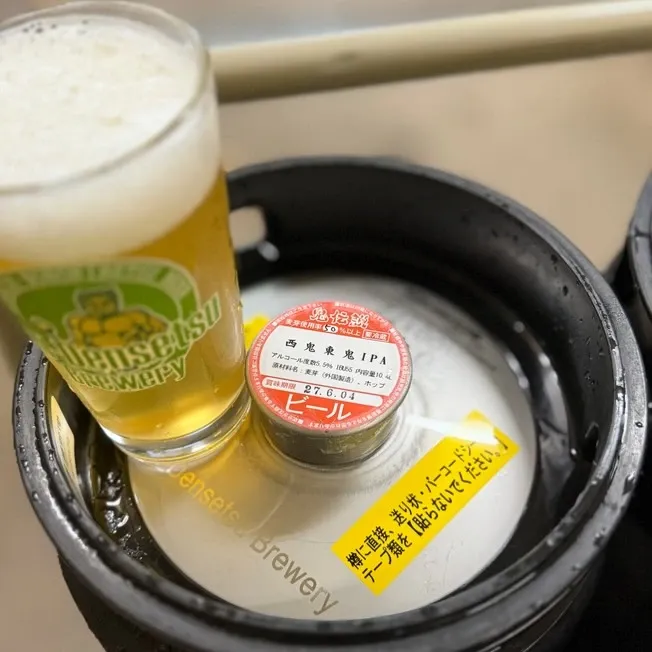 KARAKURIで鬼伝説ビール「西鬼東鬼IPA」開栓　8周年第3弾
