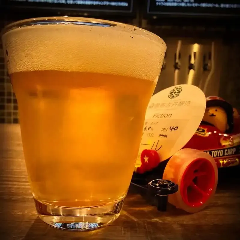 広島・クラフトビールバー mugiでGreen Cheek「Action」開栓