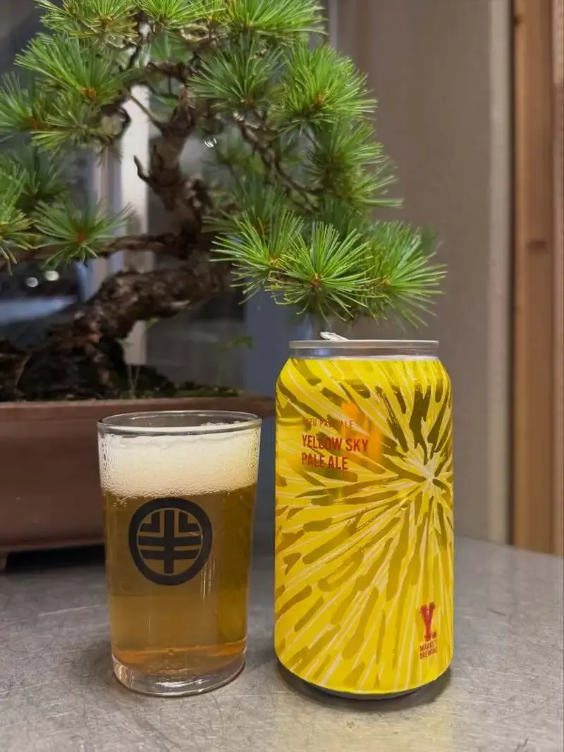 Y.MARKET BREWING's Yellow Sky Pale Ale Arrives at Shibuya Hanchika Sakaba