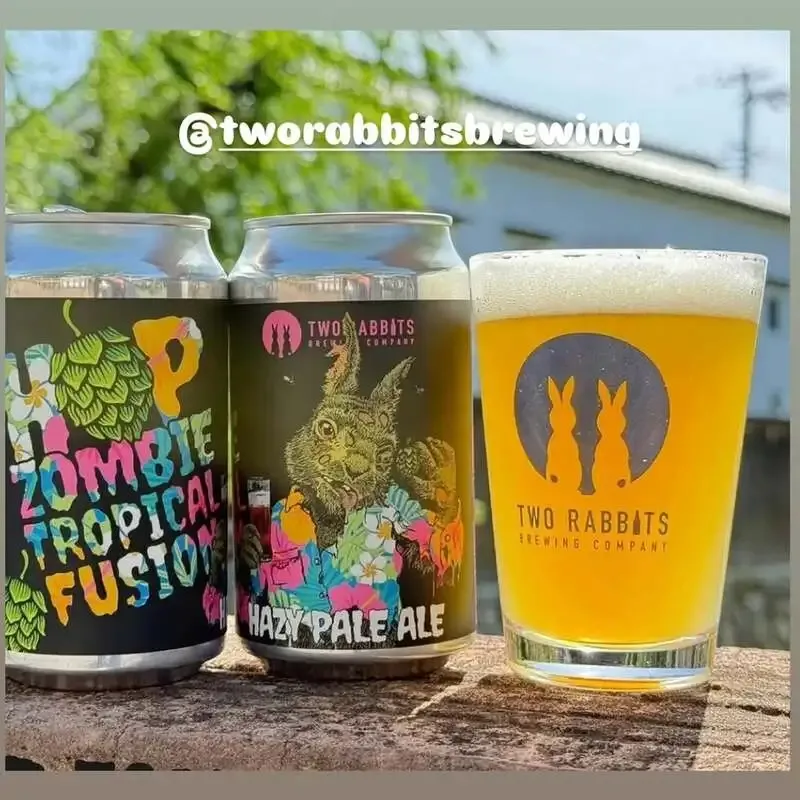 craft beer BLUE adds TWO RABBITS and SHARED BREWERY taps in Sagamihara