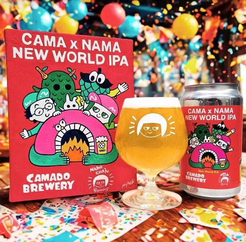 みゃーブリューがNAMACHAん Brewing×CAMADO BREWERYのコラボIPAを開栓