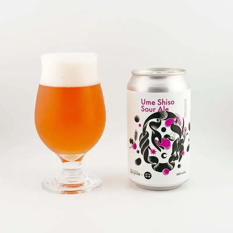 Better life with upcycle、紅映梅と木田ちその「Ume Shiso Sour Ale」を発売