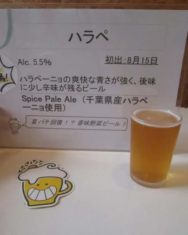 Inage Beer Brewery introduces a new jalapeño-based beer