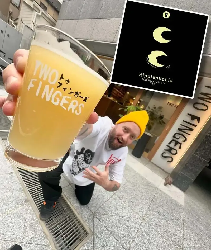 池袋・Two FingersがTotopia Brewery『Ripplephobia』を本日のオススメに