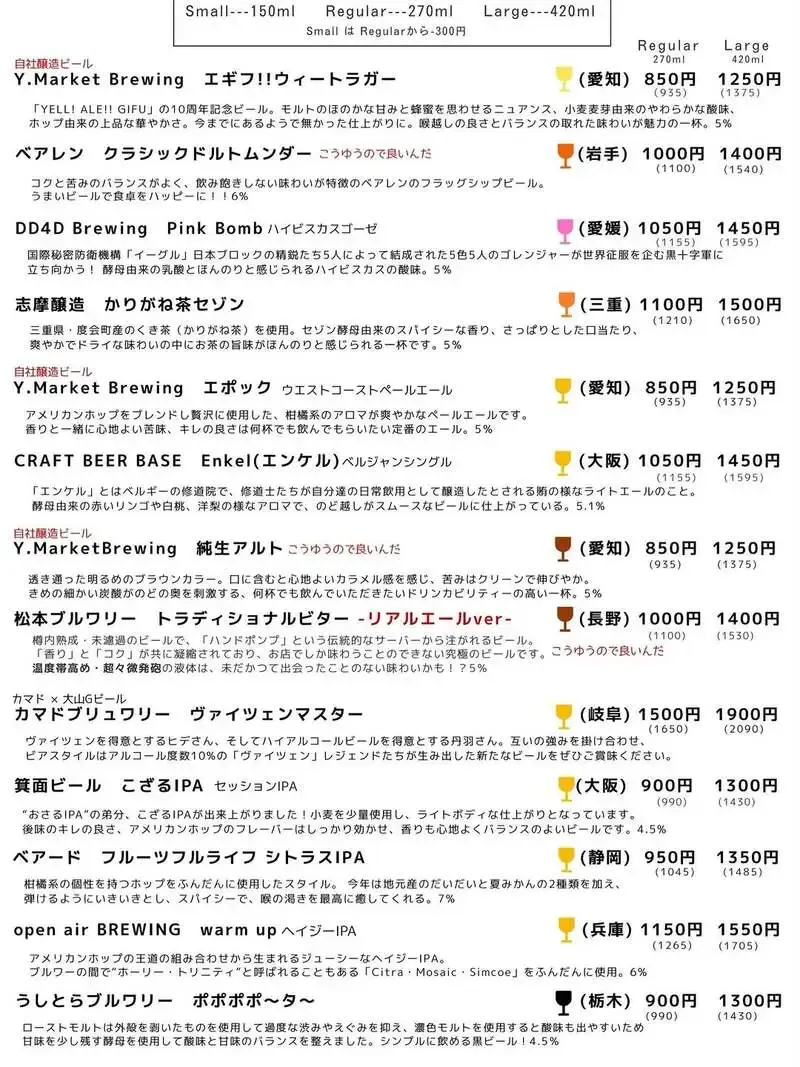 KEG-NAGOYAでタップ刷新 ベアレン、DD4D、箕面など7種が登場