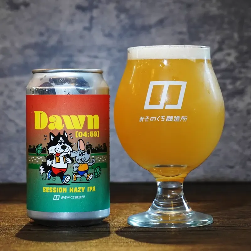 みぞのくち醸造所、4周年企画のSession Hazy IPA「Dawn[04:59]」を発表