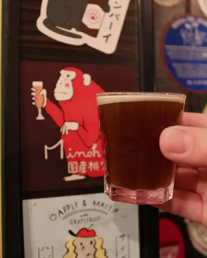 池袋のvivo! BEER＋DININGBARで箕面ビール「セッションブラックIPA」開栓