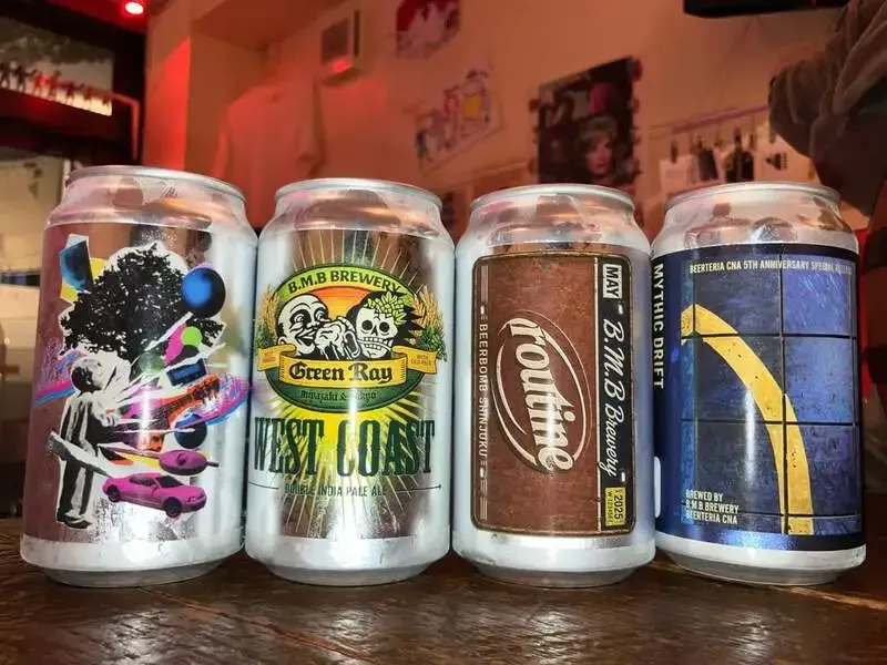 びいる黄瀬、B.M.B Breweryの缶商品入荷を案内　GREEN RAYとRoutineも
