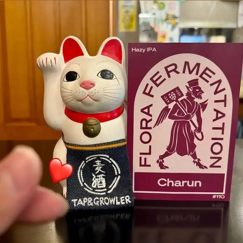 TAP&GROWLER下北沢でFlora Fermentationのビールが開栓