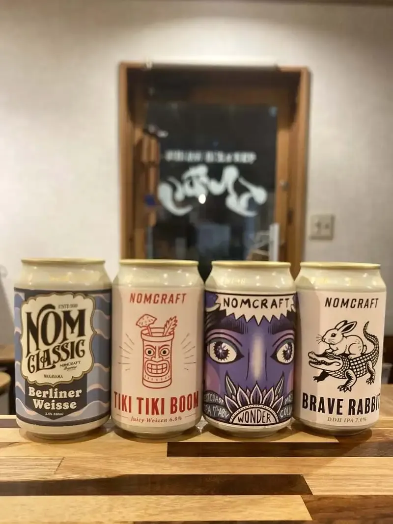 国産クラフトビールとタコス エルホリにNOMCRAFT Brewingの4種が到着