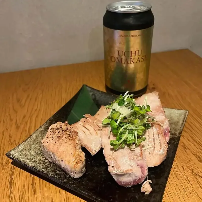 蒲田の麦ばる、本日の麦酒にUCHU OMAKASEと国産IPAを並べる