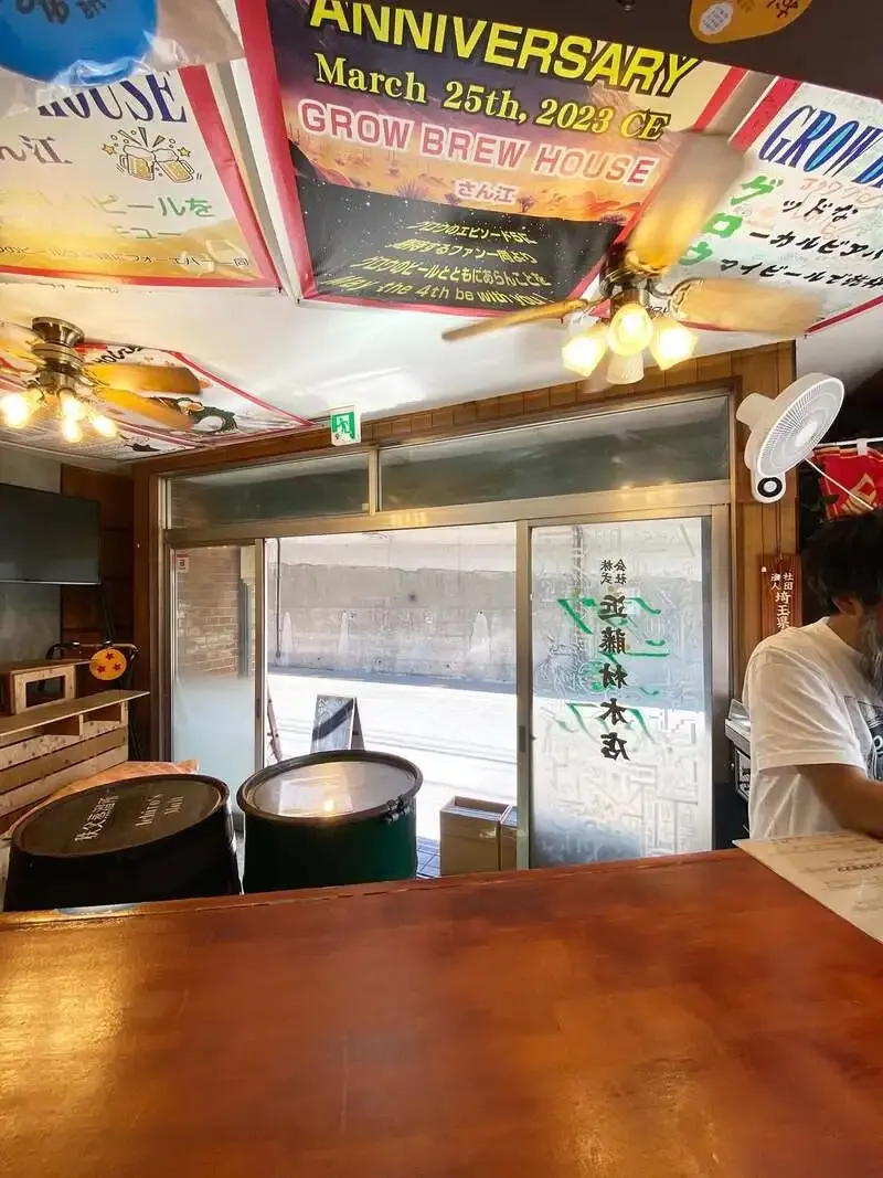 GROW BREW HOUSE、西川口のタップルームで定番自家醸造5種を提供