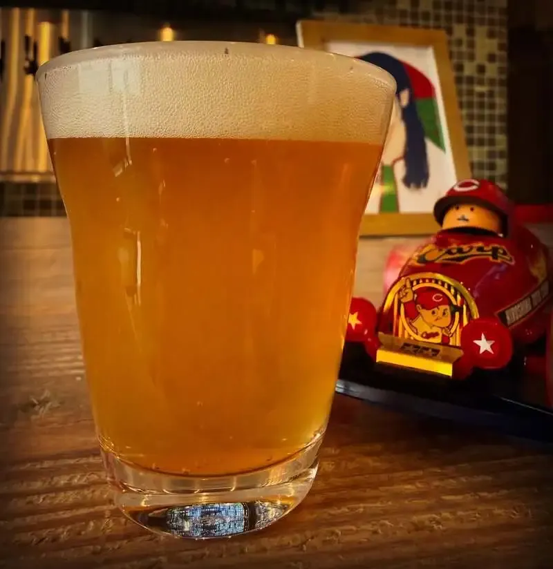 広島・クラフトビールバーmugiで志賀高原「Swheat & sour」開栓