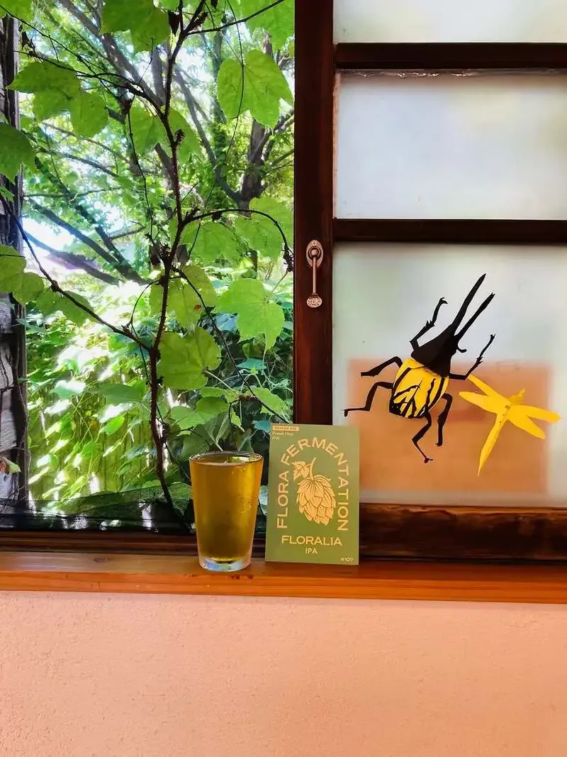 下諏訪・ちいとこ商店で4種の樽生、フレッシュホップIPA「FLORALIA」開栓