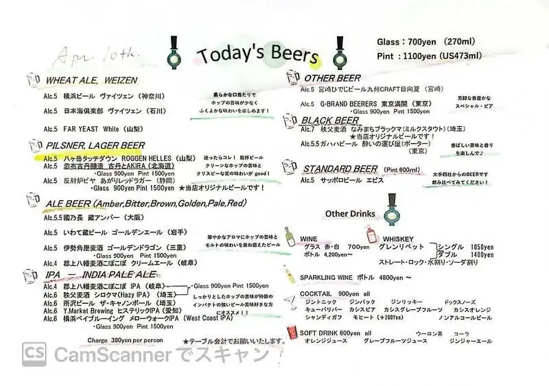 Craft Beer Server Land、4月10日の開栓は3タップ　伊勢角屋麦酒と郡上八幡麦酒こぼこぼが登場
