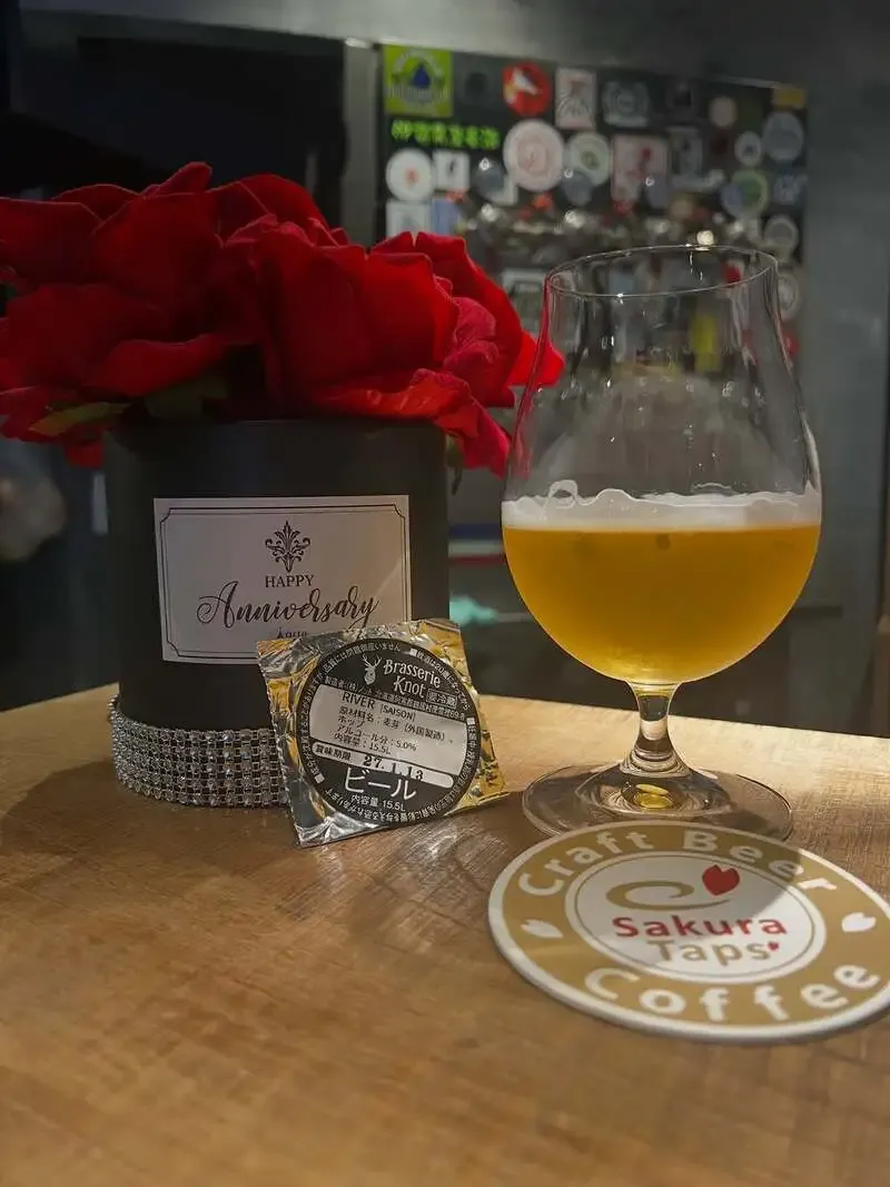 Sakura Tapsで潮風ブルーラボとBrasserie Knotの2銘柄開栓