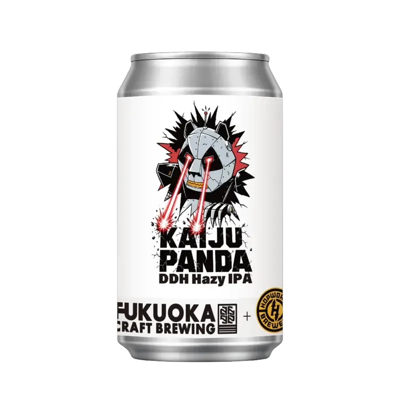 Fukuoka Craft Brewing Releases KAIJU PANDA, a Hazy IPA Collaboration with Hopworks Brewery