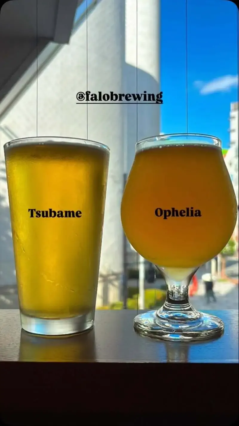 渋谷・Good Beer FaucetsでFaló BrewingのTsubameとOpheliaがゲスト開栓