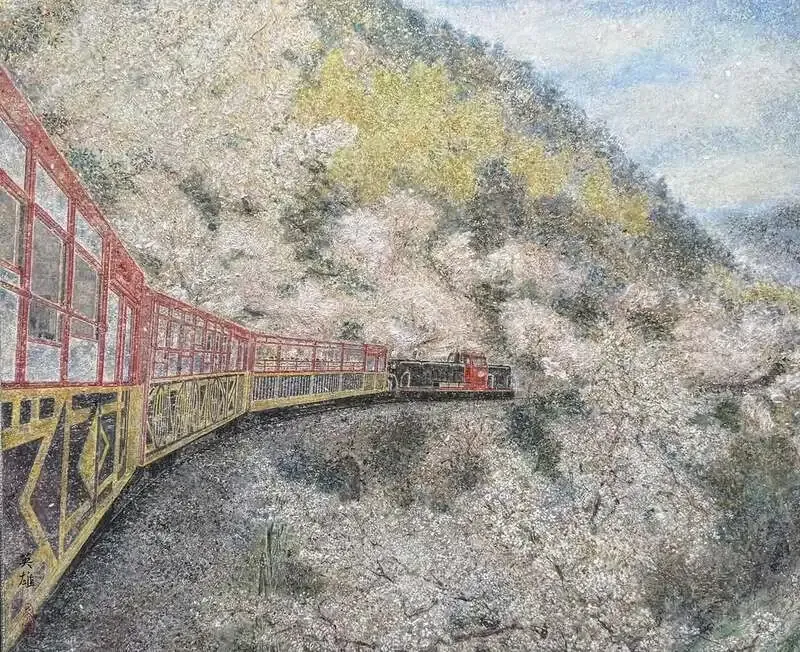 京都嵐山ブルワリー、嵯峨野観光鉄道の夜桜特別運行『月守夜桜鉄道』を紹介