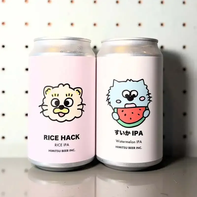 drifter’s stand in Togoshi Ginza taps HIMITSU BEER’s suika IPA and RICE HACK