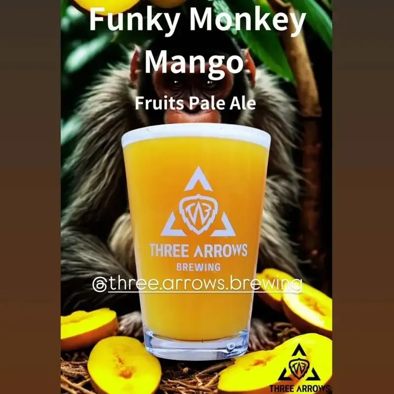 craft beer BLUEで「Funky Monkey Mango」「もんすたぁ’ズP」開栓
