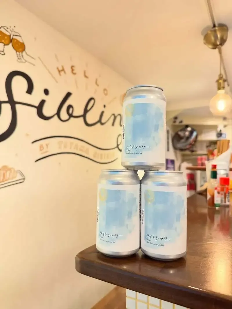 SIBLINGSで横浜ビール「ライチシャワー」を缶でも提供開始