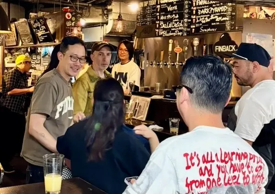 CRAFT BEER BASE BUD、Finback中心のタップリストを案内