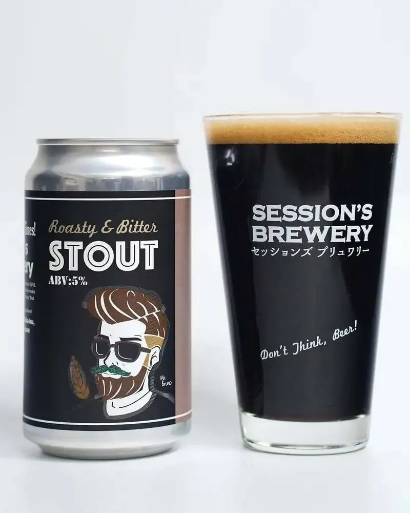 Session's Brewery広島がアメリカンスタウト『Bruno Stout』を缶でリリース