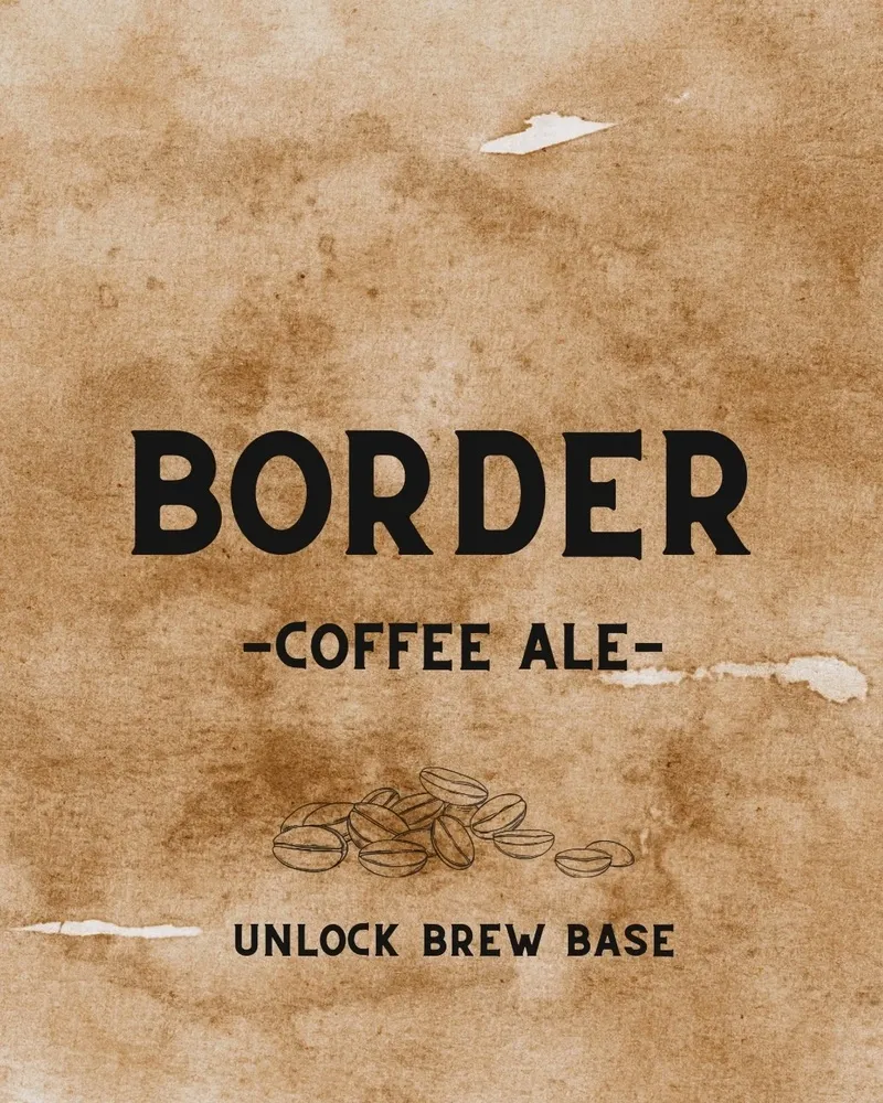 アンロック・ブリュー・ベース、BORDER CAFEと組んだCoffee Ale「BORDER」を6月27日発売