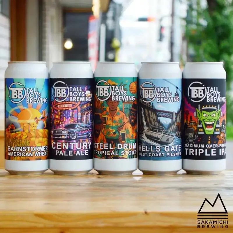 Sakamichi Brewing starts pouring five new Tall Boys Brewing beers in Tachikawa