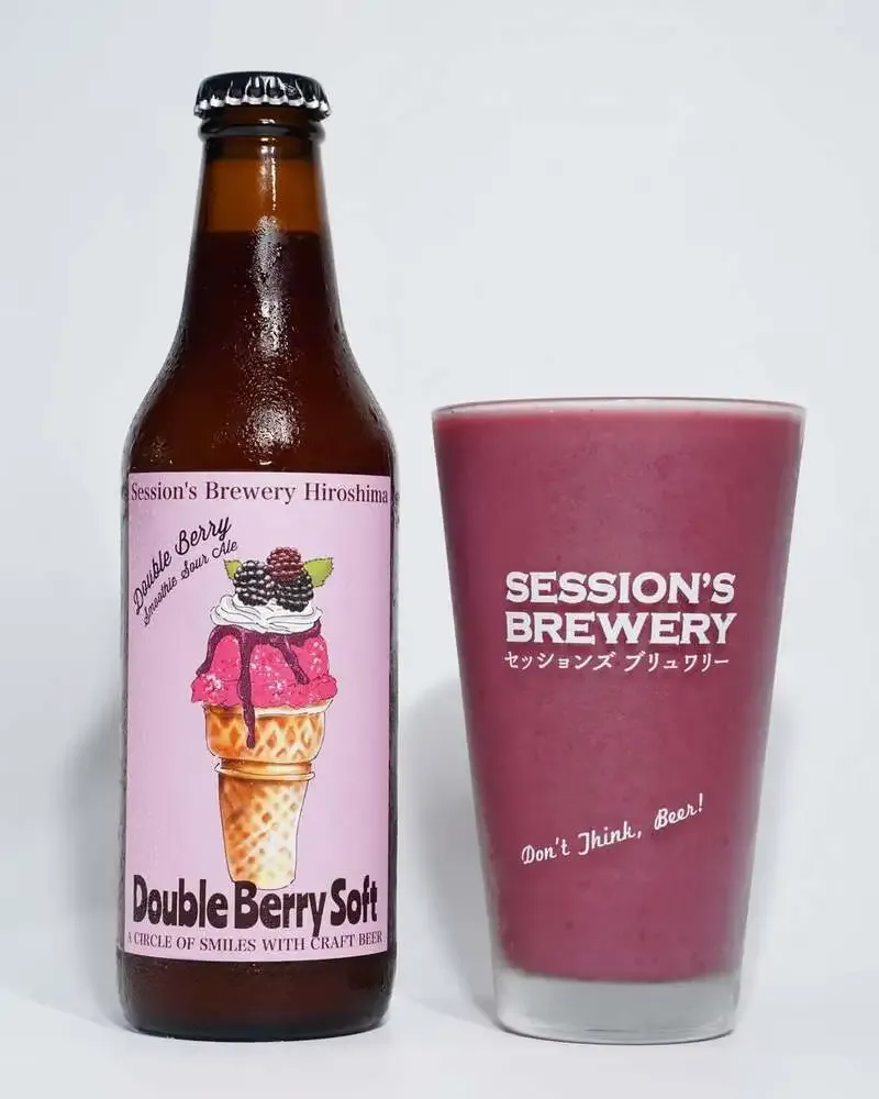 Session's Brewery広島で新作スムージーサワーエール「Double Berry Soft」登場