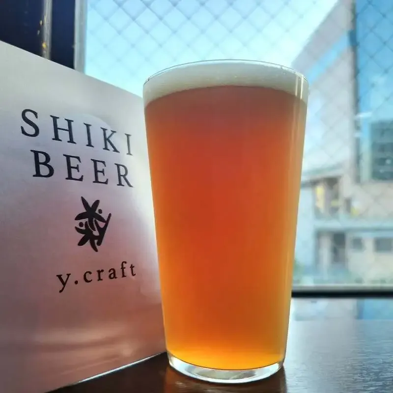 ハーフヤード志木でSHIKI BEER『Brown』が登場、浅煎り豆のコーヒービール