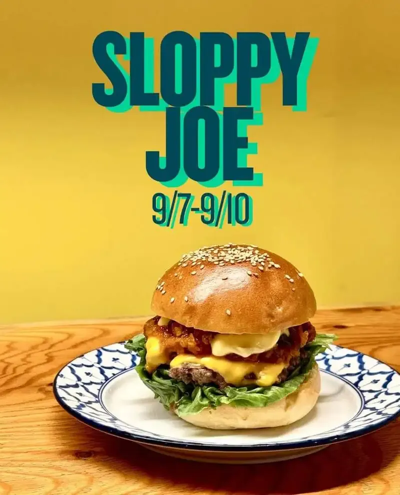 NEIGHBOR in Nogata Pours Eight Beers Alongside Its Sloppy Joe Burger