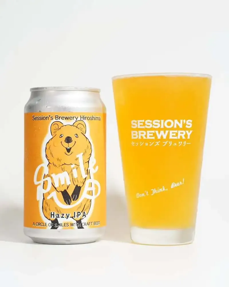 Session's Brewery広島で復刻版ブルーノラガーを先行開栓