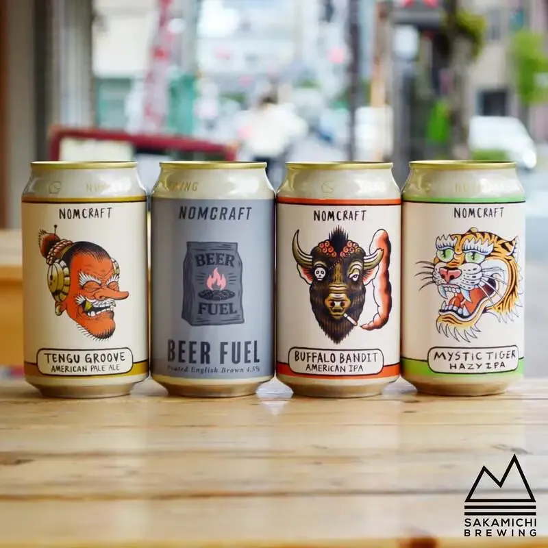 坂道ブルイング、NOMCRAFTの新しい缶4種を紹介　Tengu Grooveなど