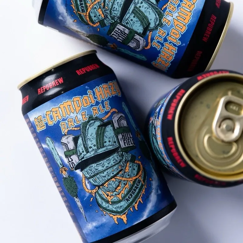 リパブリュー、伊豆のぬし釣りコラボの新作『超CAMPai HAZY PALE ALE』を発売