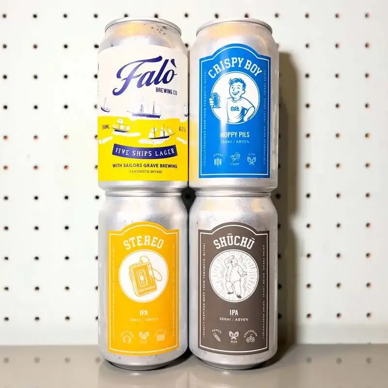 戸越銀座のdrifter’s stand、宮城・Falo Brewingの4種を開栓
