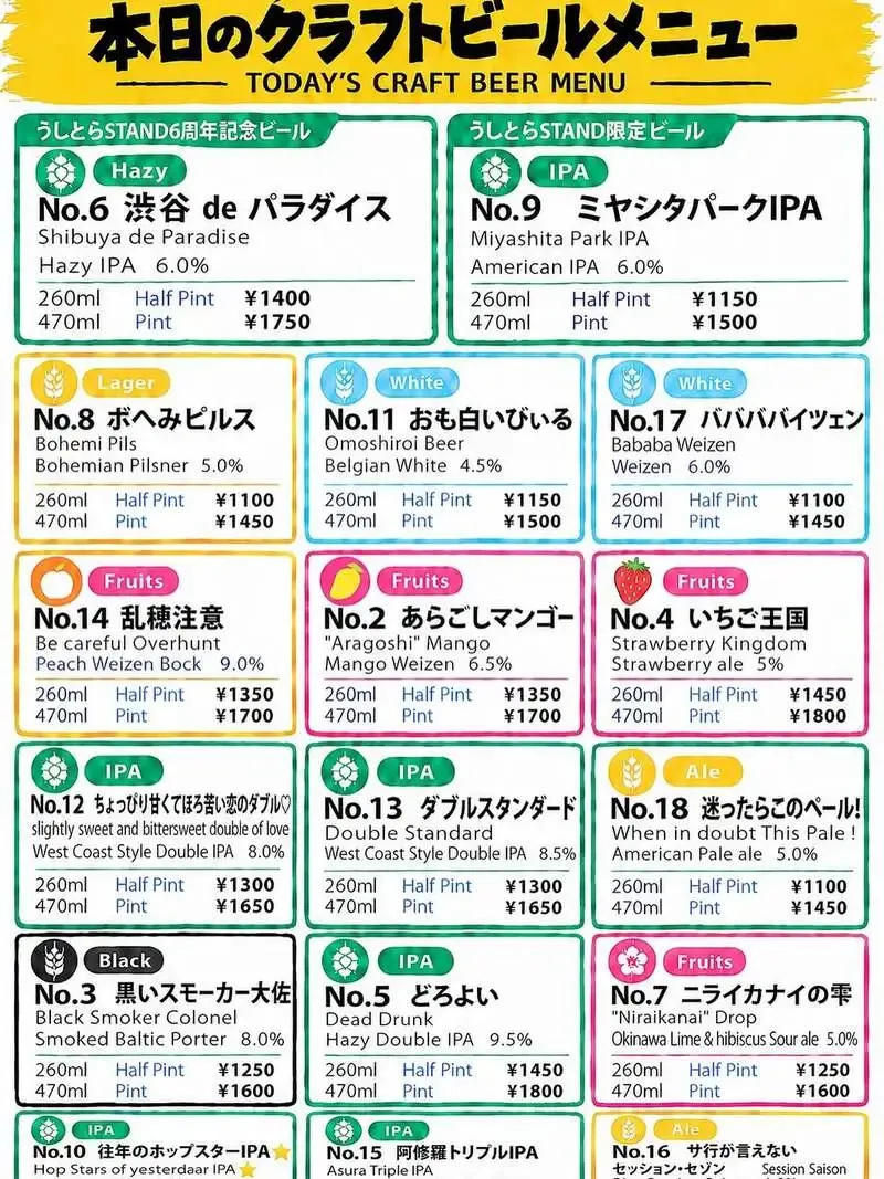 Ushitora Stand Taps Two New Beers, Including “Bitter Love Double”
