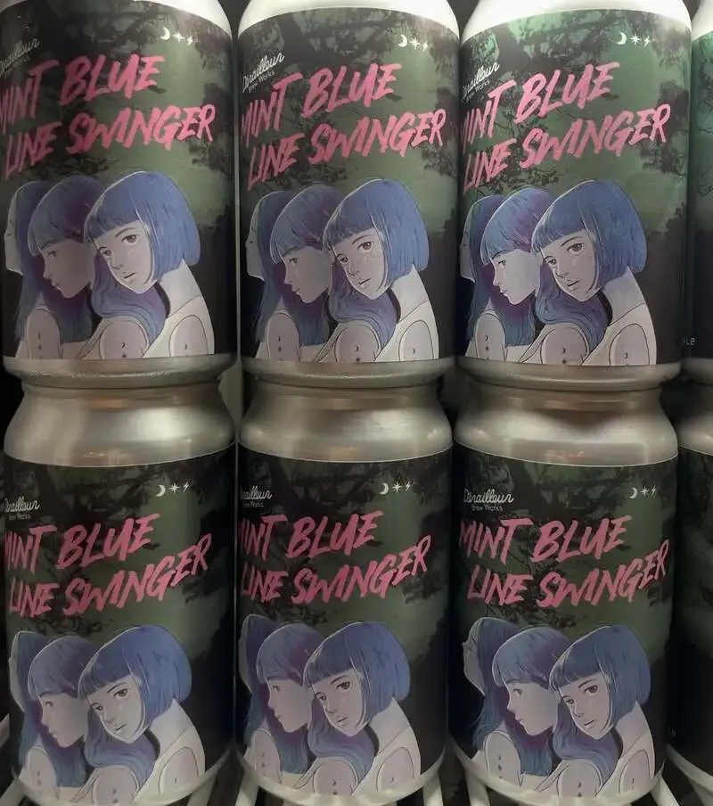 スタンドうみねこ yocaでDerailleur Brew Works『MINT BLUE LINE SWINGER』案内