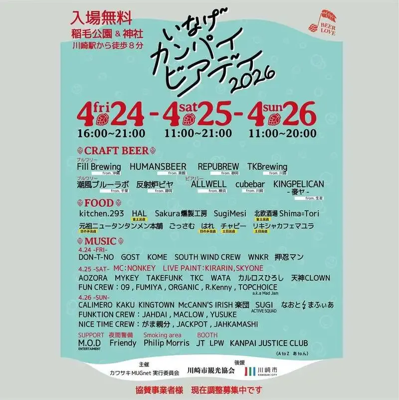 潮風ブルーラボブルワリー、下北沢の春のクラフトビールフェス参加を案内