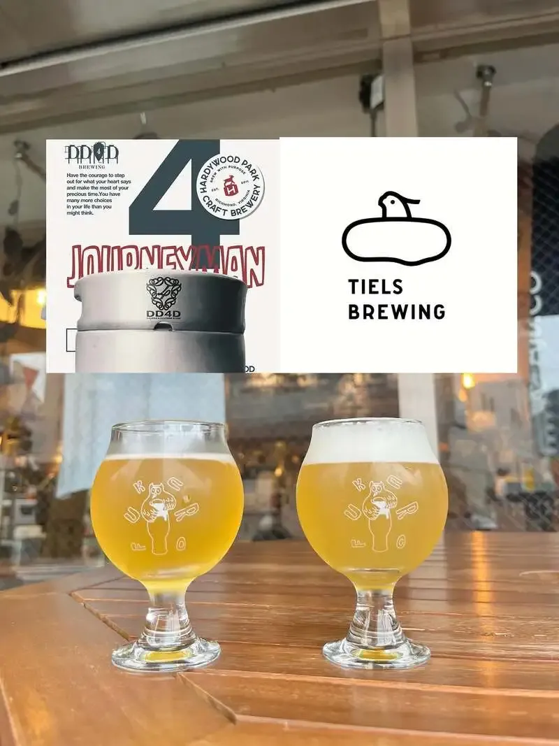 Two New Taps from DD4D Brewing and TIELS Brewing at Bar FUKURO