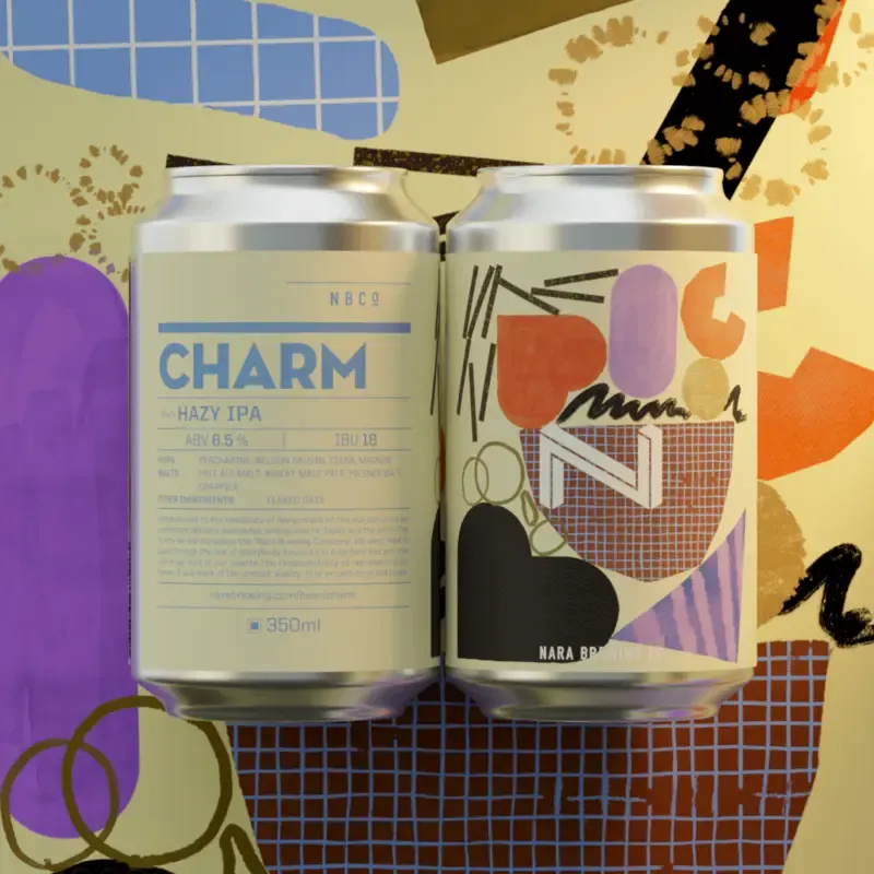 奈良醸造、Hazy IPA「CHARM」初回出荷店を発表　3月13日にEC販売開始
