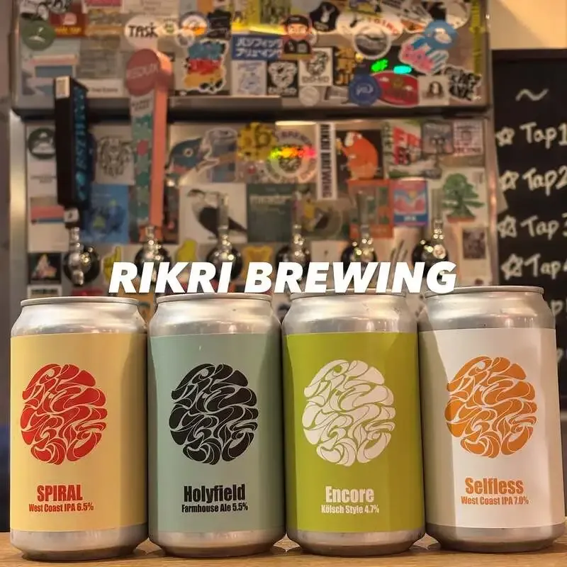経堂のマジックアワー経堂店でRIKRI BREWINGの缶ビールが入荷