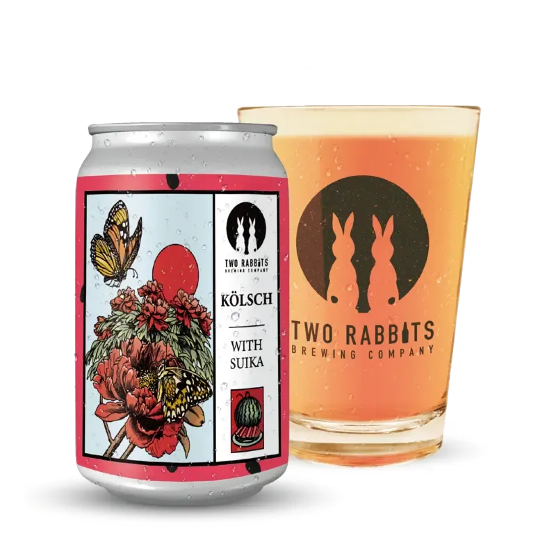 TWO RABBITS releases KöLSCH WITH SUIKA as the sixth Hanafuda-series beer