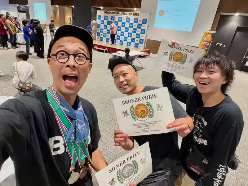 ヴィ・アゲイン・ブリューイング、International Beer Cup 2026で銀賞・銅賞を受賞