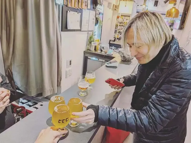 代官山のビビビ。でLogram Brewing最後の1樽セゾンがオンタップ