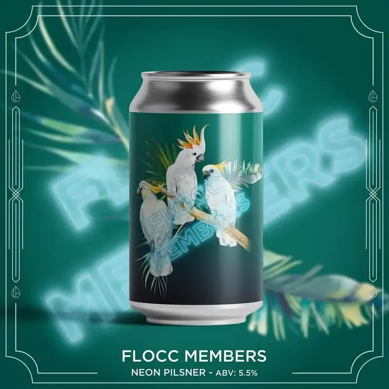 インクホーンブルーイング、Neon Pilsner『Flocc Members』を発表
